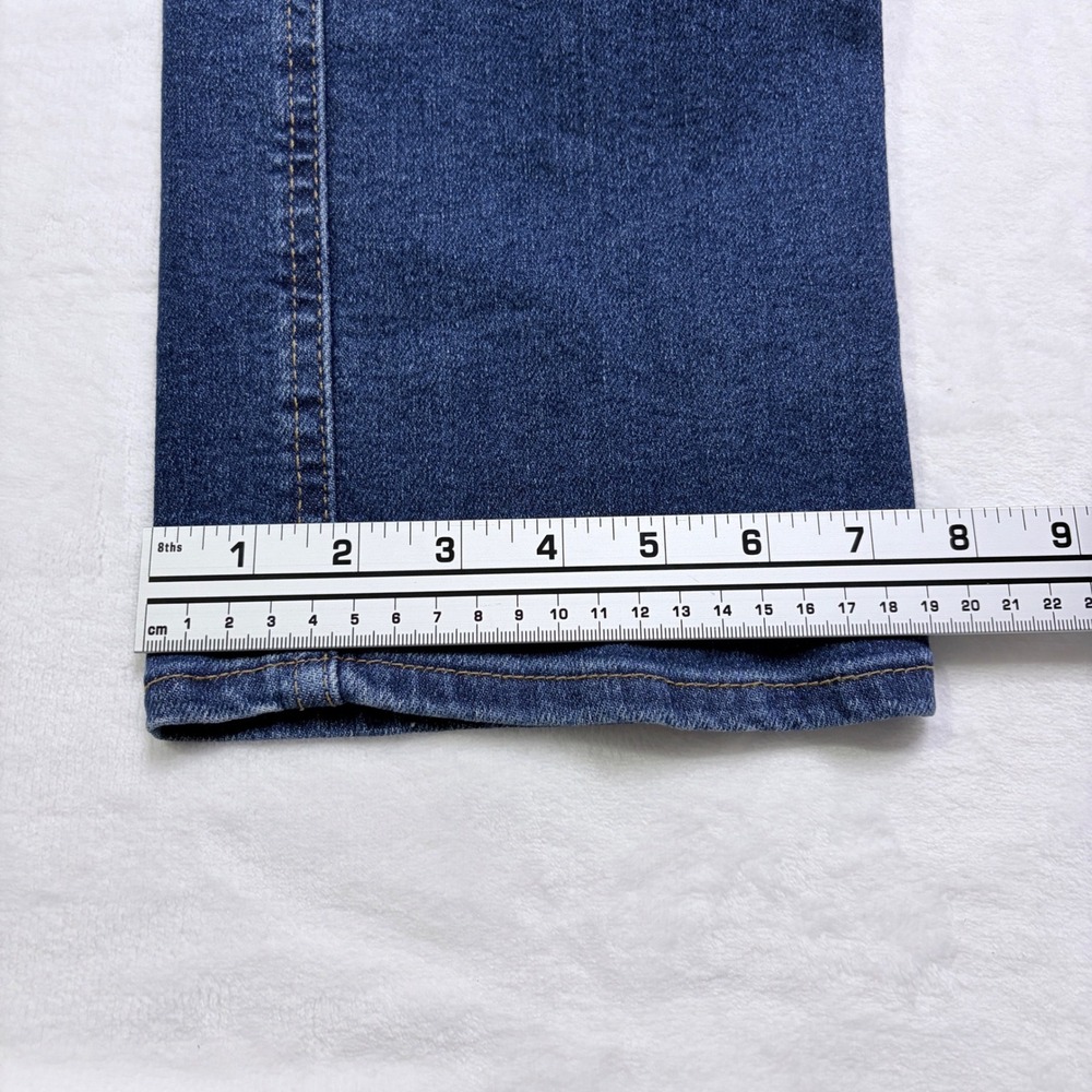 Signature by Levi Strauss Heritage High-Rise Straight Jeans Dark Wash‎ 10 W30 - Picture 7 of 10